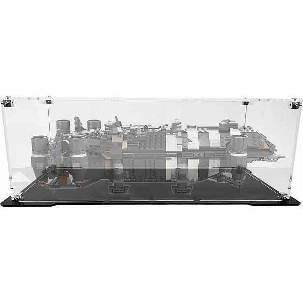 Vitrína s černou základnou pro stavebnici Lego 75374 Star Wars Onyx Cinder
