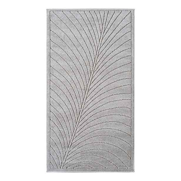 Vnitřní a venkovní koberec ve stříbrné barvě 80x150 cm Nova 1204 – Ayyildiz Carpets
