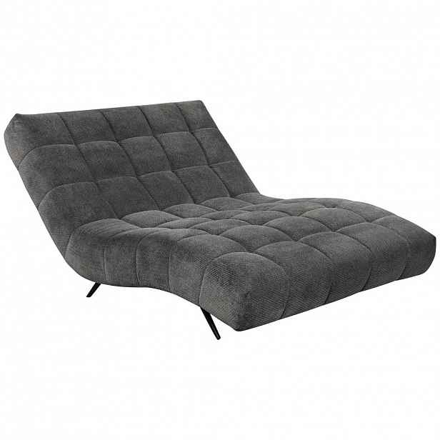 MID.YOU RELAXAČNÍ VÁLENDA, textil, tmavě šedá