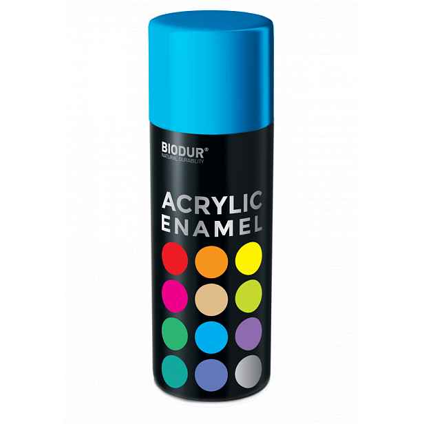 Akrylový email ve spreji - blankytně modrá 400ml/RAL 5015