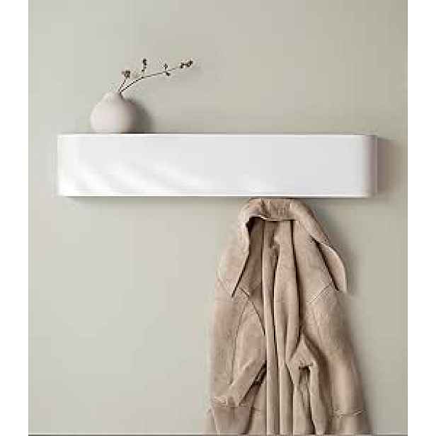 Kazai Nástěnný věšák na bundy, bílý, 52.7 cm P1405