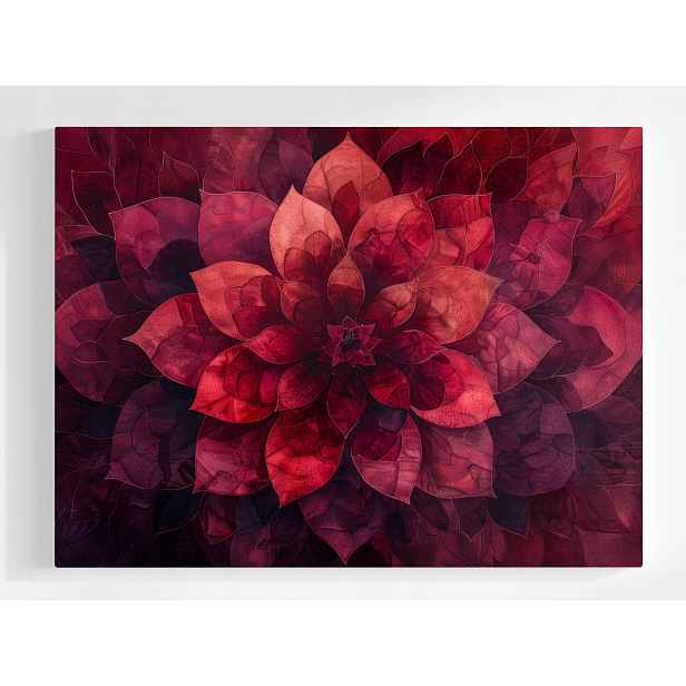 Plakát Mandala Květ Listy Příroda Harmonie Relaxace 100x75