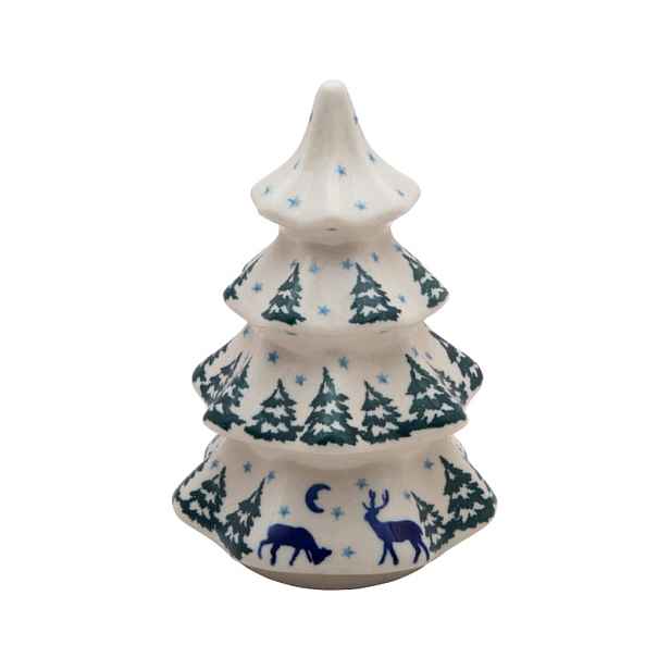 Vánoční stromek Figurka 16.5 cm Ceramika Artystyczna Bolesławiec 2822 Zimní Les