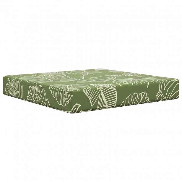 vidaXL Venkovní polštář na pohovku Polyester Listový design 60 x 60 cm