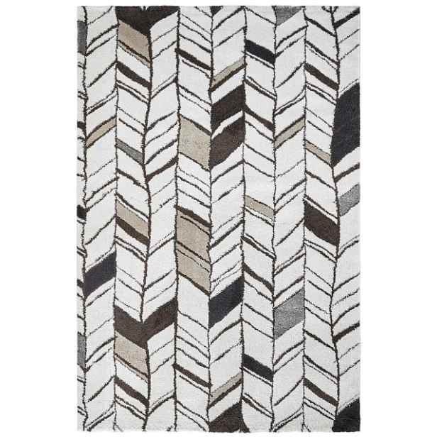 AKCE: 80x150 cm Kusový koberec SOHO 841 WHITE, bílá, šedá, obývací pokoj, Obsession