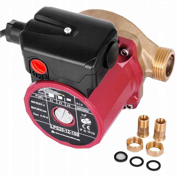 Cirkulační oběhové čerpadlo 3-rychlostní 90 W 220 V
