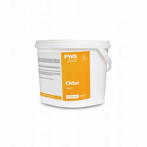 Pws Chlor stabil pro stabilizaci chloru v bazénu 3kg bazénová chemie