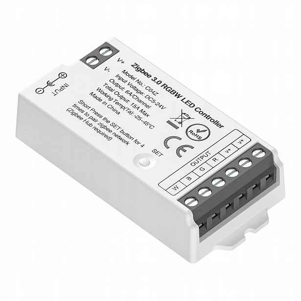 Rgbw Led kontrolér Zigbee 3.0 pro Led pásky 5050 Cob 4v1 Tuya Alexa 12V