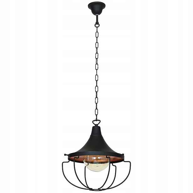 Závěsná lampa Aldex Danton II 902G1 černá kovová Ø 31 cm
