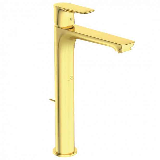 Ideal Standard Connect Air - Umyvadlová baterie Slim s výpustí, Brushed Gold A7025A2