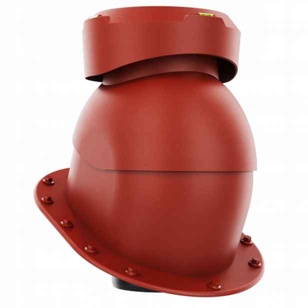 Krbový kanalizační ventilátor fi110 Ploché Pokrytí Červený 3009