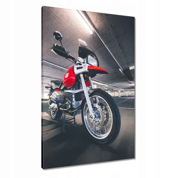 Obrazy 60x90 Červený motocykl Bmw