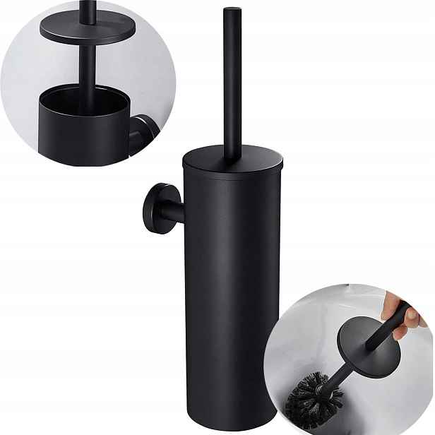 Wc kartáč s rukojetí elegantní ocel 38 Cm