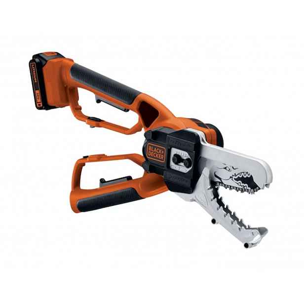 BLACK+DECKER - 18V AKU řetězové nůžky na větve, 1x aku 2,0 Ah Li-ion, nabíječka GKC1000L-QW