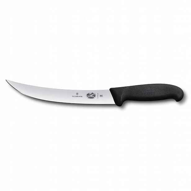 Bourací nůž, Fibrox, 20 cm, hladký, černý