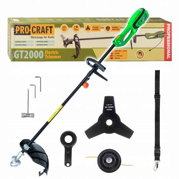 Elektrický křovinořez Procraft GT2000 1.2kW
