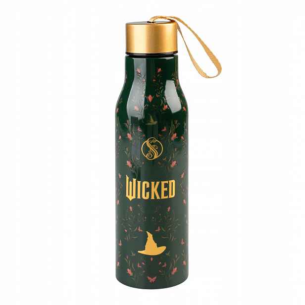 Lahev nerezová zelená/zlatá 550 ml, Wicked