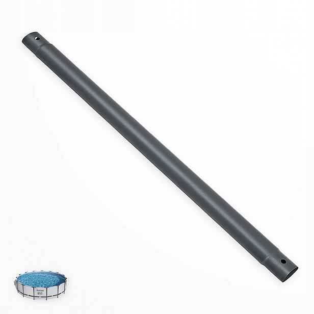 Šedá horizontální trubka do bazénu Bestway 561BV Steel Pro Max 457x107 cm nová