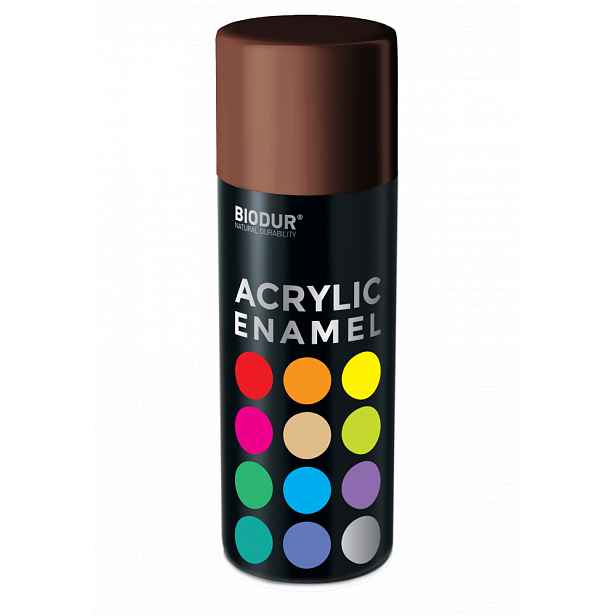 Akrylový email ve spreji - hnědá čokoláda 400ml/RAL 8017