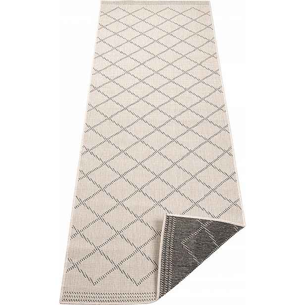 Koberec Běhoun 80x250 cm, oboustranný, plochý tkaný pro chodbu-předsíň