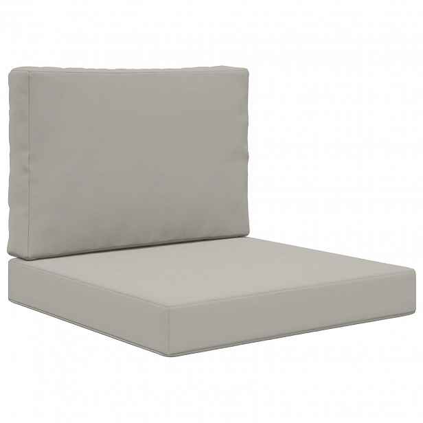 vidaXL Venkovní polštář na pohovku Polyester Šedá 60 x 60 cm