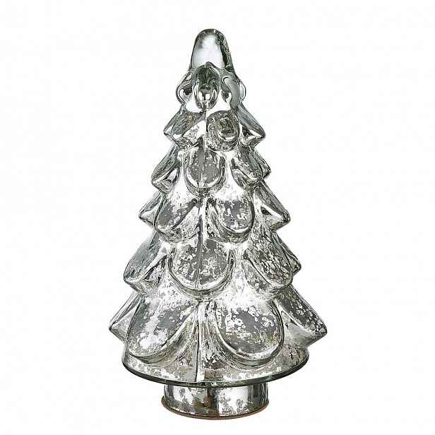 Butlers SILVER FOREST Dekorační stromek skleněný 19 cm