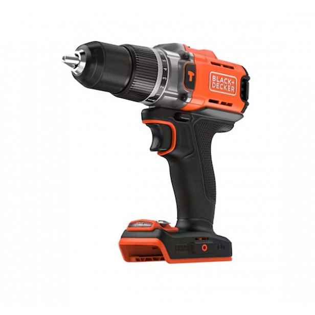 BLACK+DECKER - 18V AKU vrtačka s příklepem, bez baterie a nabíječky BCD383XN-XJ