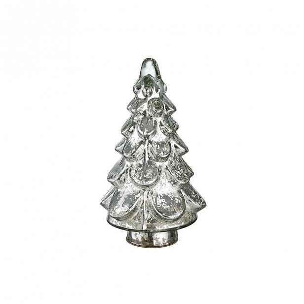 Butlers SILVER FOREST Dekorační stromek skleněný 19 cm