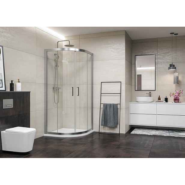 DYNAMIC S4 90 cm CHROM-SATIN Sprchová zástěna