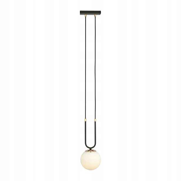 Lampa Emibig Glam černá/závěsná, moderní, E14 Led, kov/sklo