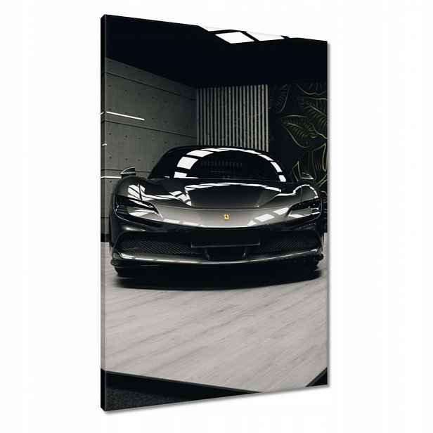 Obrazy 60x90 Černé Ferrari Auto