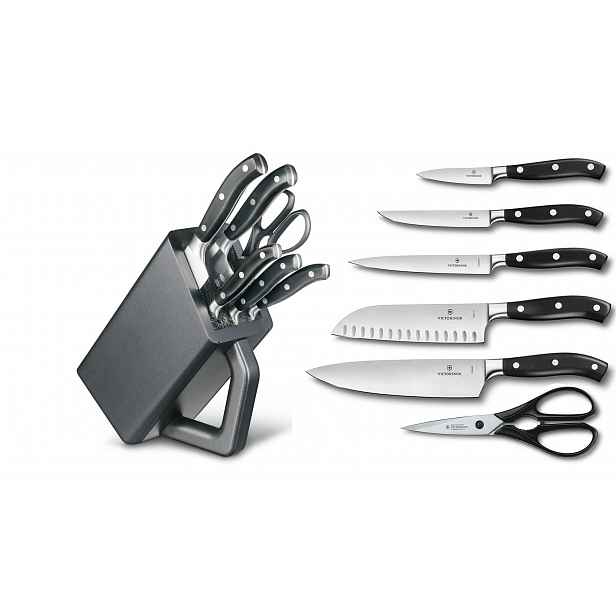 Sada nožů Victorinox Grand Maître v bloku 6 kovaných prvků