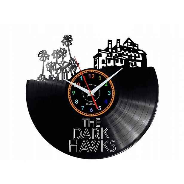 The Dark Hawks Nástěnné Hodiny Jedinečný Nápad Na Dárek K Narozeninám Památka