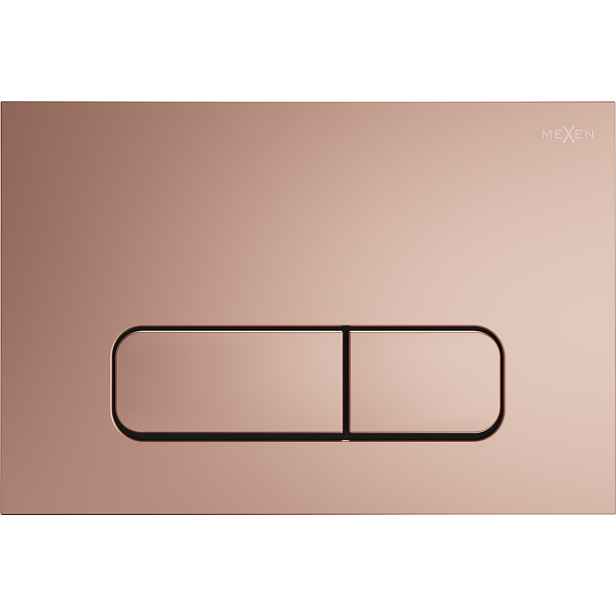 WC tlačítko k nádržce MEXEN FENIX 02 rose gold
