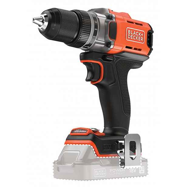 BLACK+DECKER - 18V AKU vrtací šroubovák, bez baterie a nabíječky BCD382XN-XJ
