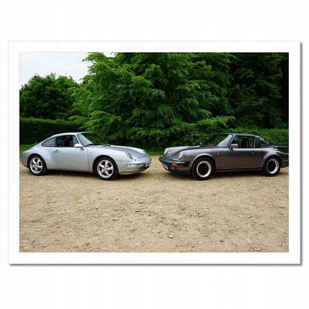 Plakáty v rámu 40x30 Porsche Auto