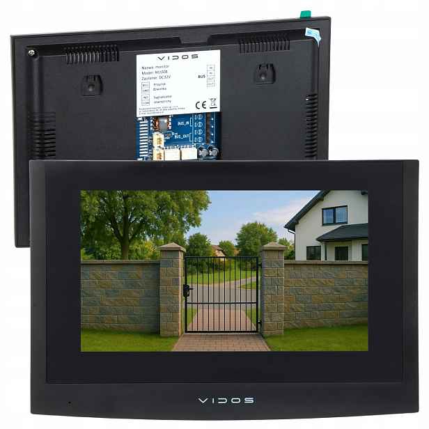 Dotykový monitor pro dvoužilový digitální videotelefon Vidos 2IP M200B Sd