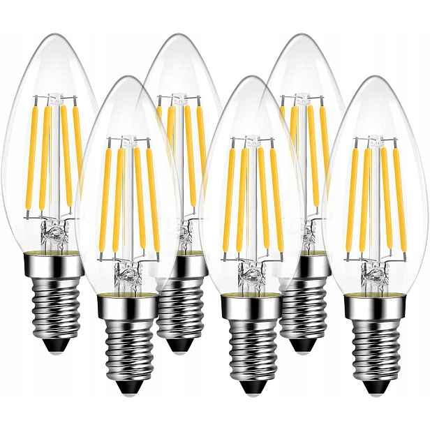 Sada 12 Led žárovek, lustr E14 Retrofit Lvwit