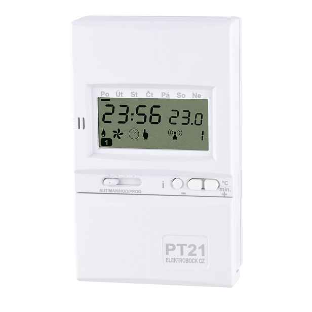 Termostat drátový digitální Elektrobock PT21