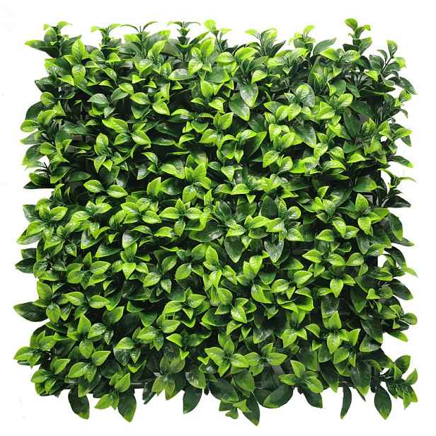Umělý rostlinný panel FRESH LIGHT GREEN 50 x 50 cm - Panel 50x50 Europe Grass