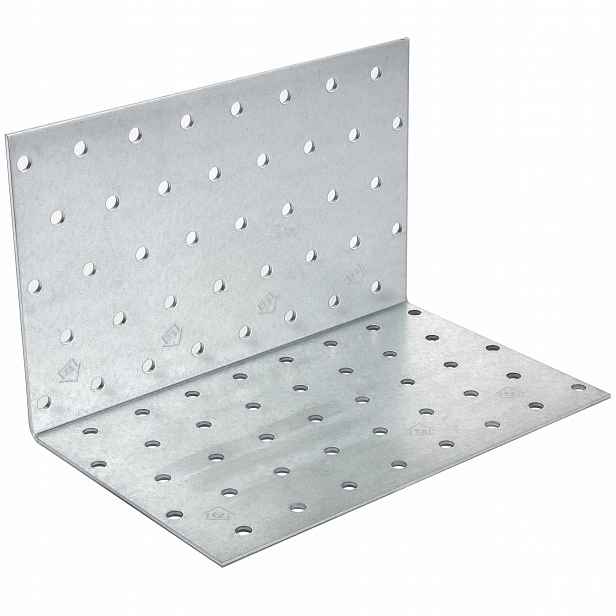 Tesařský spojovací montážní úhelník 100x100x160 x 2 mm KM26 25 Ks