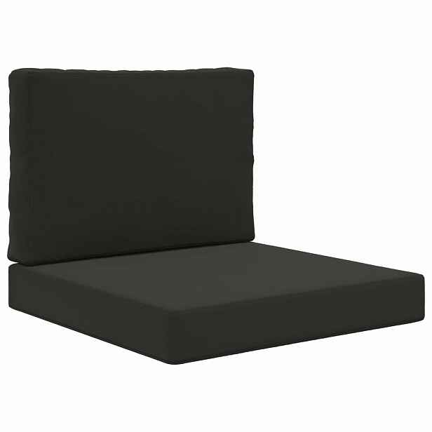vidaXL Venkovní polštář na pohovku Polyester Černá 60 x 60 cm
