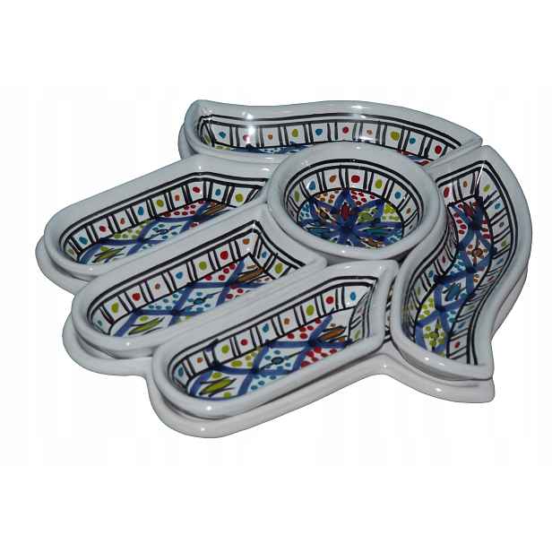 Mezze Set pro Mezze Meze Fatima Maroko Tunisko Hamsa