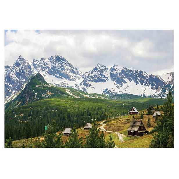 Fototapeta 3D Hory Krajina Příroda Nebe 254x184