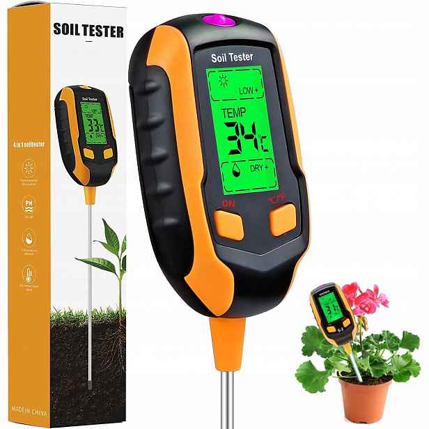 Měřič Vlhkosti Půdy Tester Substrátu Pro Zalévání Květin