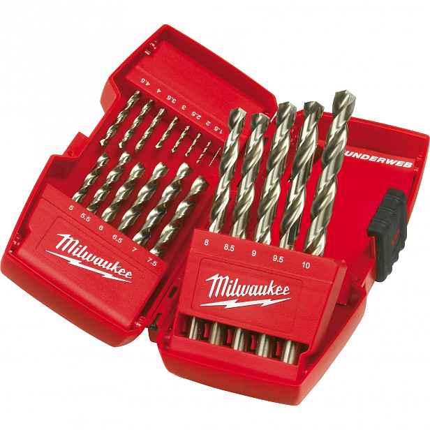 Sada vrtáků do kovu Milwaukee 4932352374 19 dílů