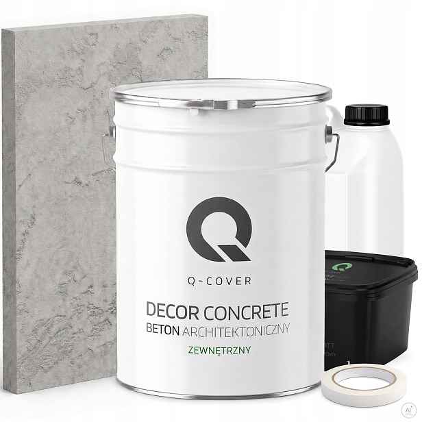 Architektonický Venkovní Beton Set Šedý Přírodní F275 19kg 10m2