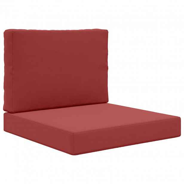 vidaXL Venkovní polštář na pohovku Polyester vínová červená 60 x 60 cm