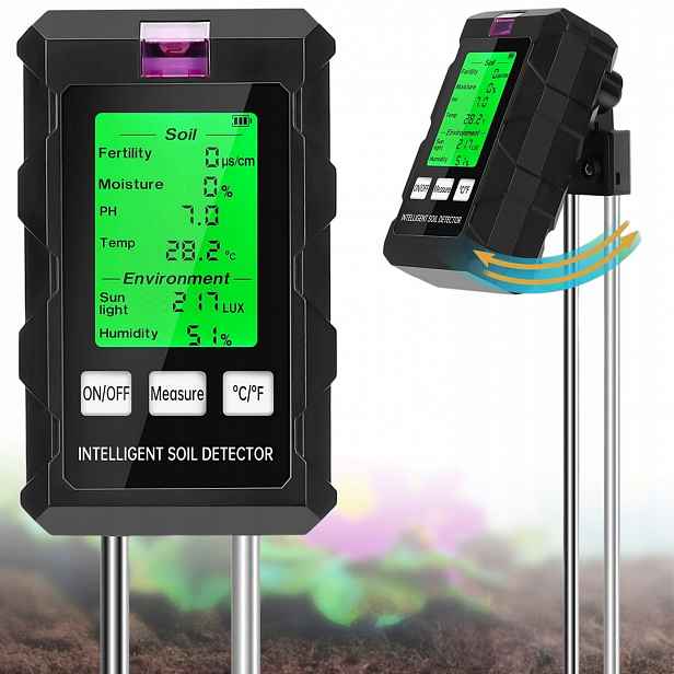 Kyseloměr Půdní Tester Ph Substrátu, Měřič Kyselosti Půdy 6V1