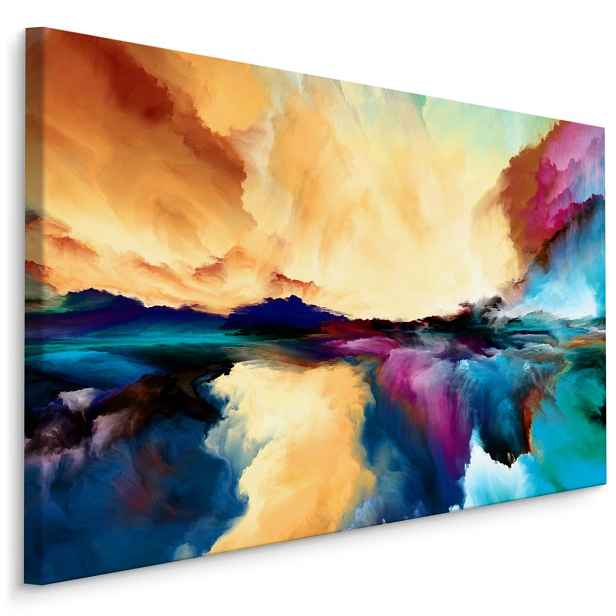 MyBestHome BOX Plátno Abstraktní Barevné Mraky Varianta: 30x20